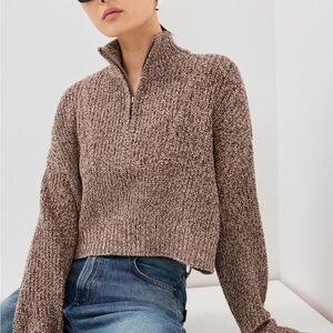 Staud Cropped Hamptons Sweater - NWT